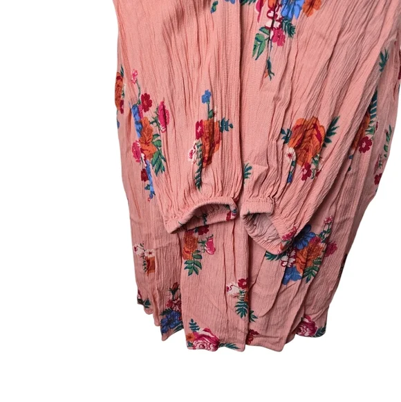 Matilda Jane Let's Go Out Floral Long Sleeves Dress M - Picture 5 of 8